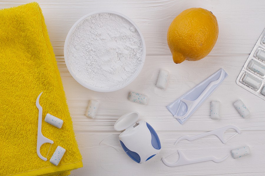 Different at-home diy products for teeth whitening trends that don't work.